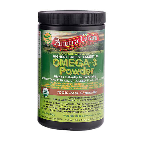 anutra grain omega 3 powder 100% real chocolate