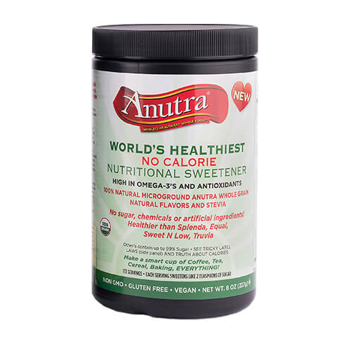 anutra world's healthiest no calorie nutritional sweetener