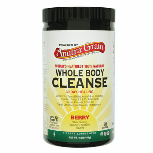 anutra grain whole body cleanse berry