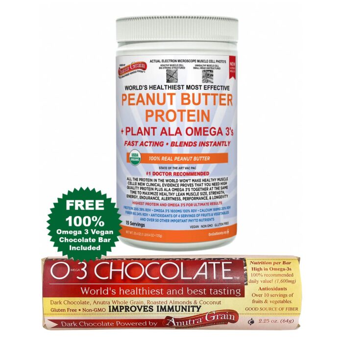 Anutra Vegan Peanut Butter Protein Powder