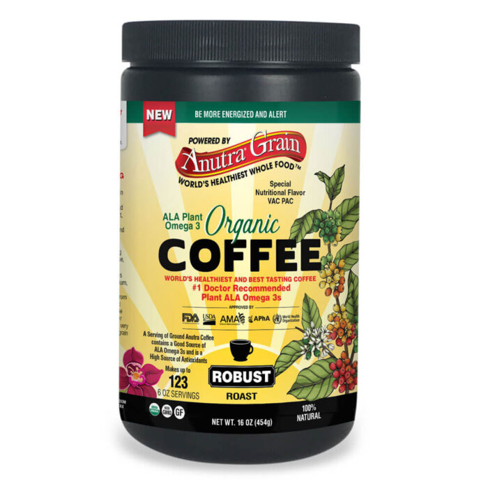 Anutra ALA Plant Omega 3 Organic Coffee